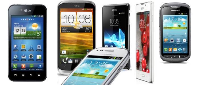 multiple android mobile phone models