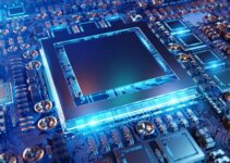 motherboard chip in a laptop