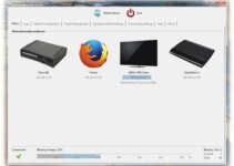 Screenshot of a universal media server