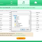 Tenorshare iPhone Data Recovery Import Backup File