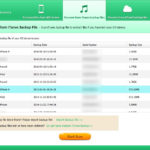 Tenorshare iPhone Data Recovery iTunes Backup Files