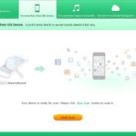 Tenorshare iPhone Data Recovery Start Scan
