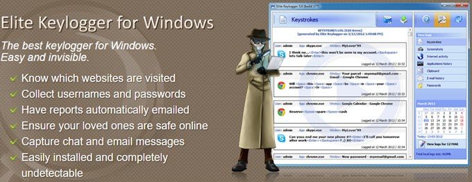Elite Keylogger Website