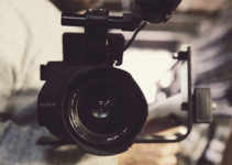 Video camera close-up