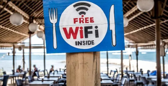 Free Public WiFi at Restaurant