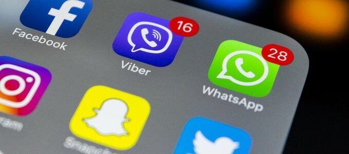 all social media apps in mobile phone