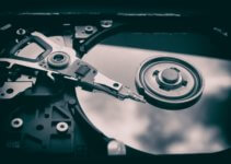 Photo of disc drive representing best recovery tools for data storage devices