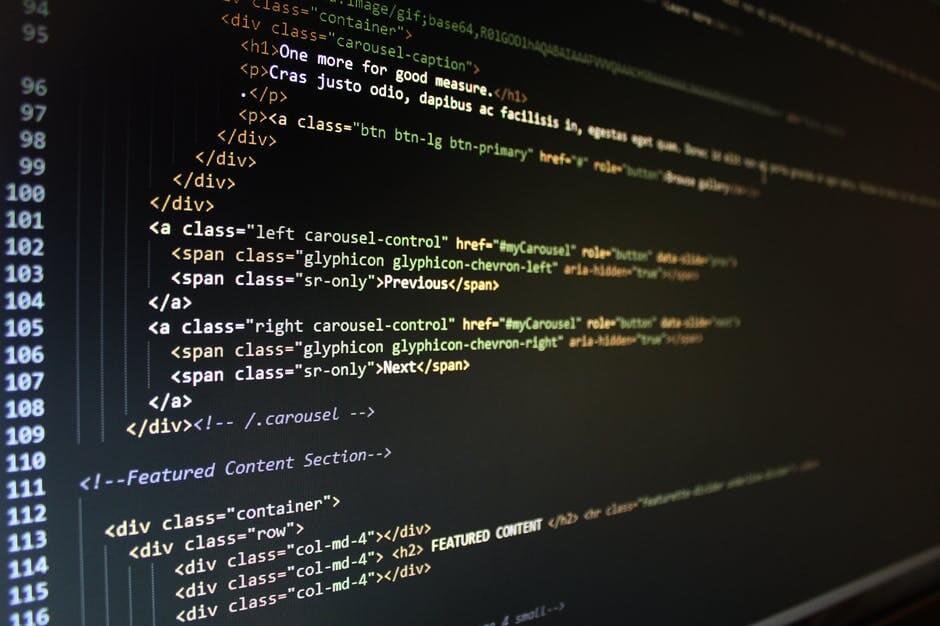 Code generated by an online WYSIWYG Editor