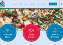 pizza order menu website