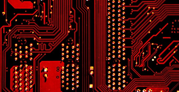 Red and black abstract illustration that looks like it needs some cybersecurity services